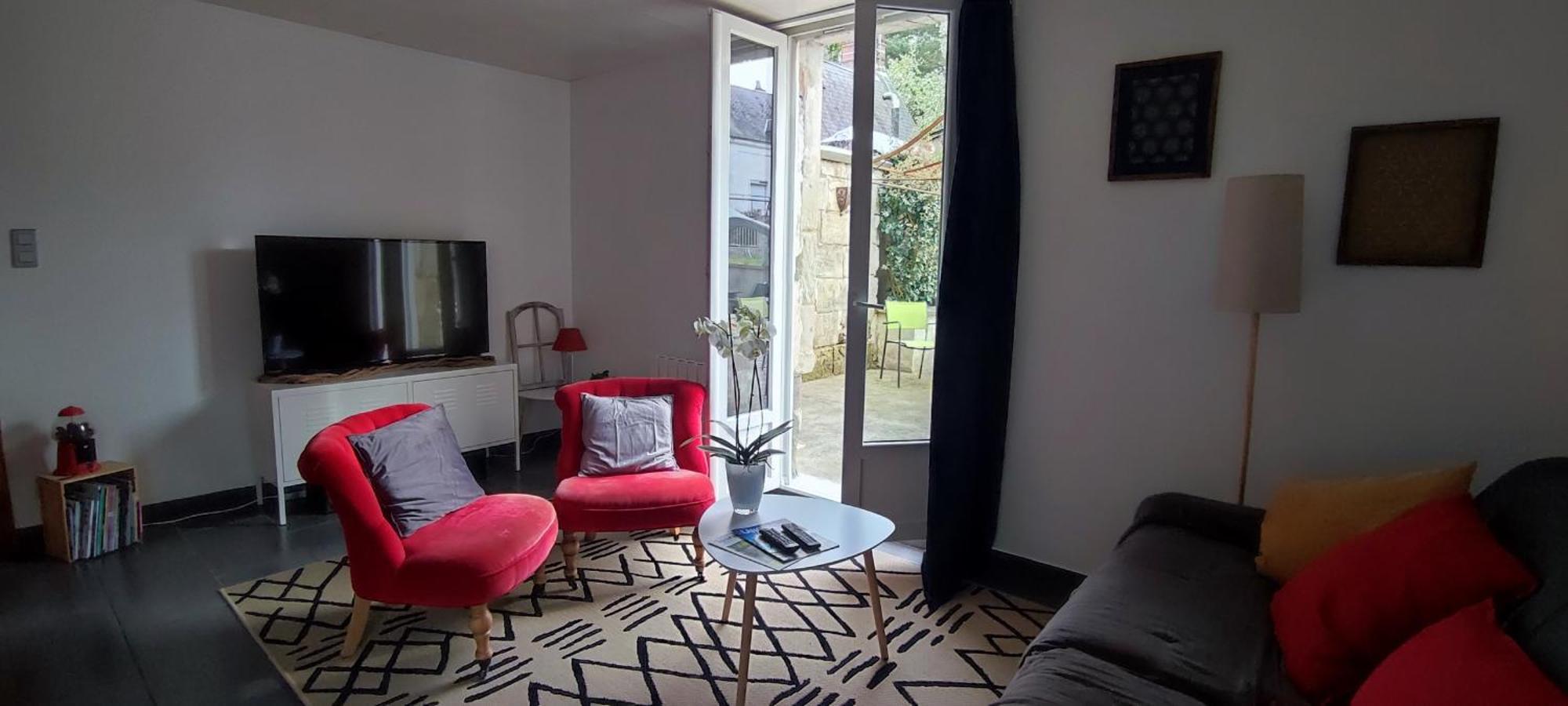 Villa Le Petit Prieure Langeais Extérieur photo