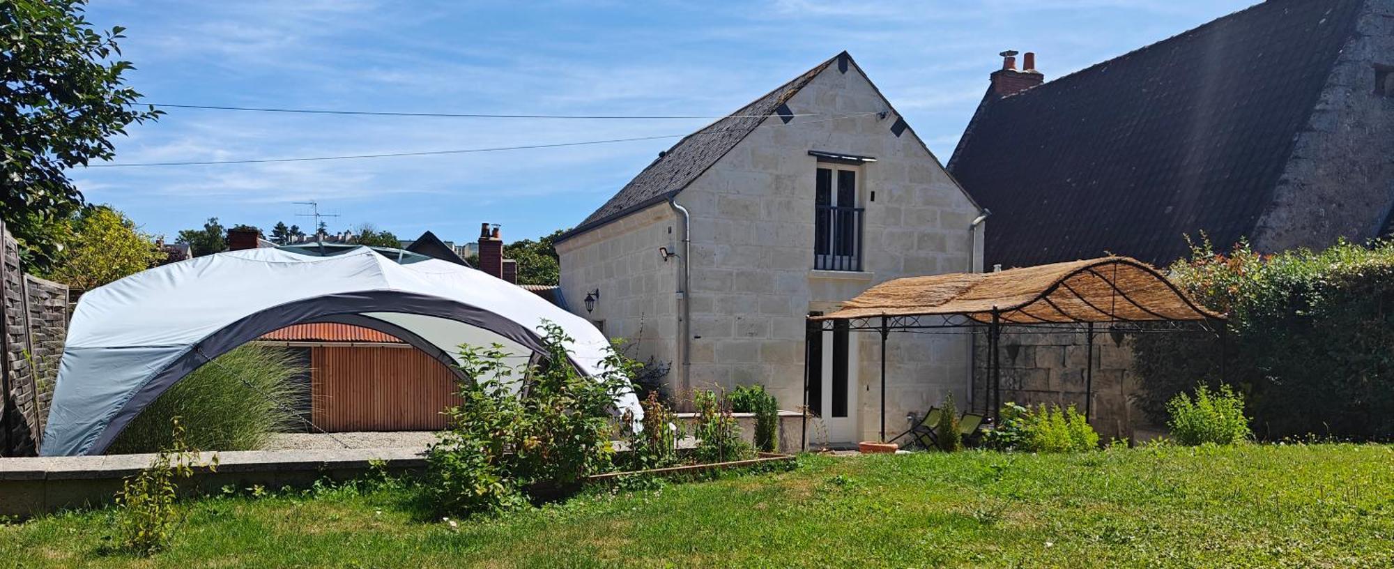 Villa Le Petit Prieure Langeais Extérieur photo